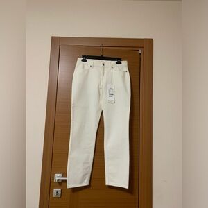 Escada white jeans